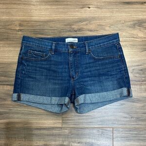 Loft Women’s Cuffed Jean Shorts Size 8 Blue 3” Inseam